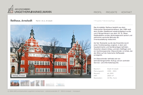 Project profile page profile
