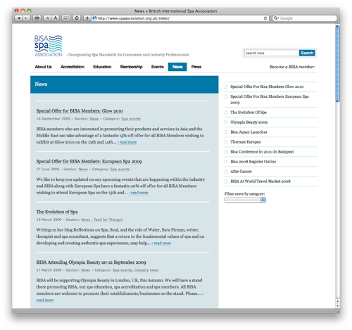The news page news
